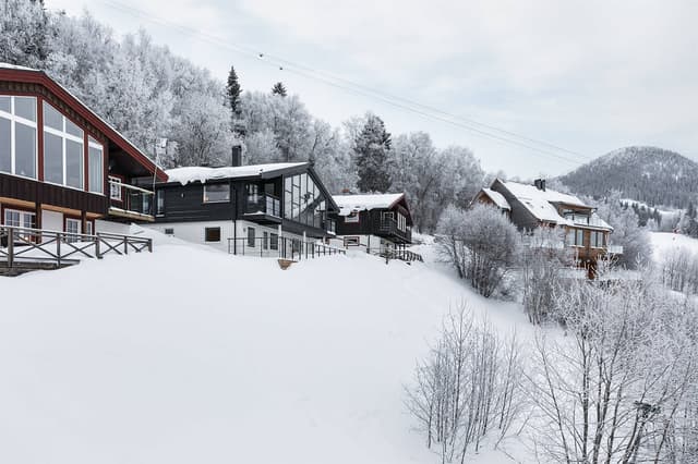 Spacious apartment in Åre with large windows, sauna, fireplace and balconies near ski system and town centre