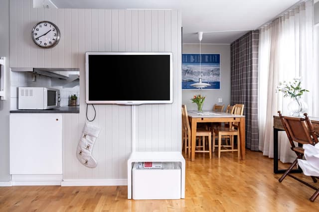 Fjällortslägenhet med privat bastu, ljust vardagsrum, fullt utrustat kök