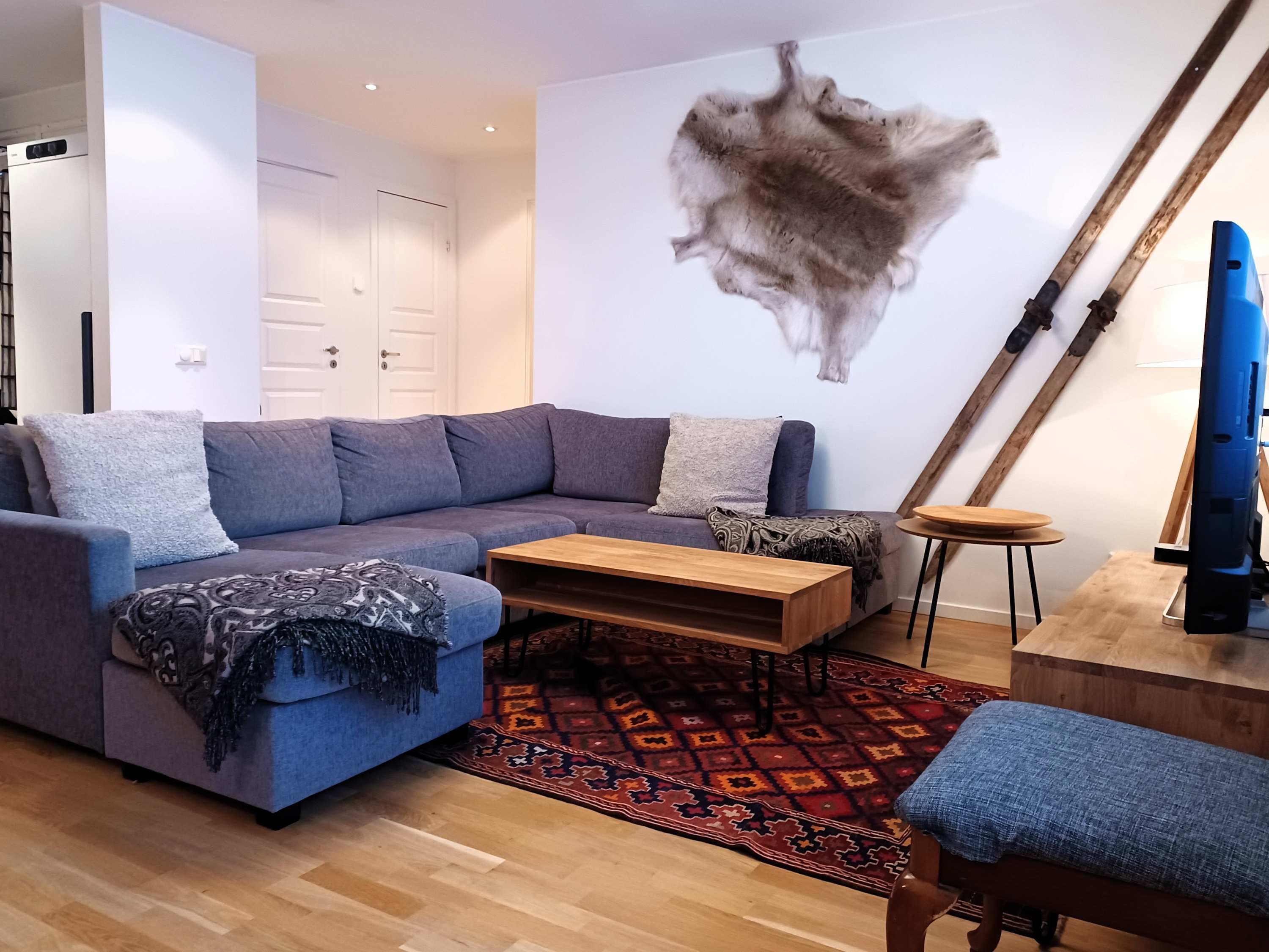 Ski-in/ski-out apartment in Åre near Olympia/Gästrappet, 25 m to slopes, sauna and south-facing balcony