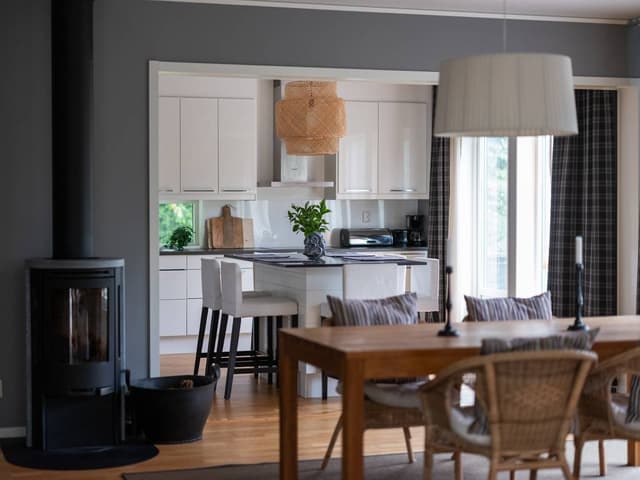 Tvåvåningshus med bergsutsikt i Åre