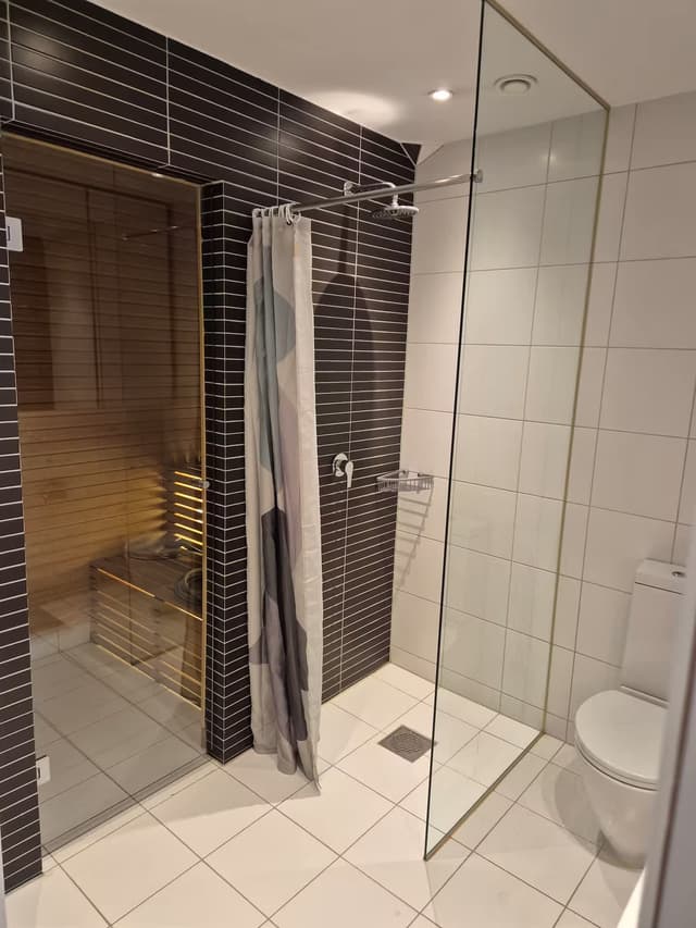 Modern apartment in Åre village with private sauna, heated floors, free parking and ski storage