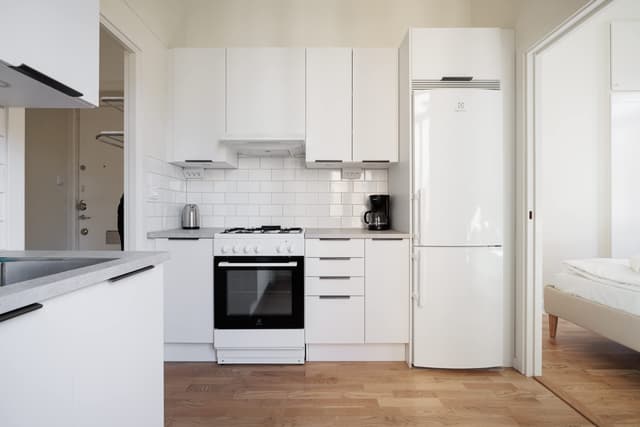 Interiör av charmig lägenhet på St. Eriksplan i centrala Stockholm