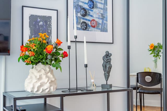 Studio i Södermalm med snygg inredning och centralt läge