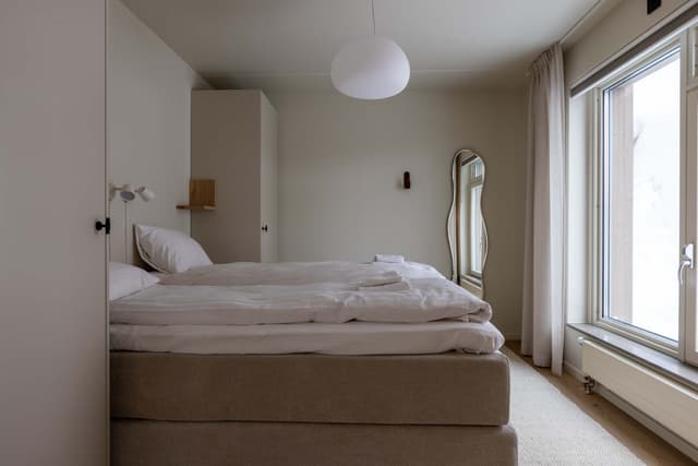 Two-room ski apartment with sauna and ski storage in mountain resort