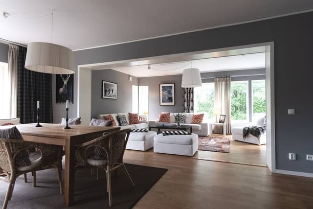 Tvåvåningshus med bergsutsikt i Åre