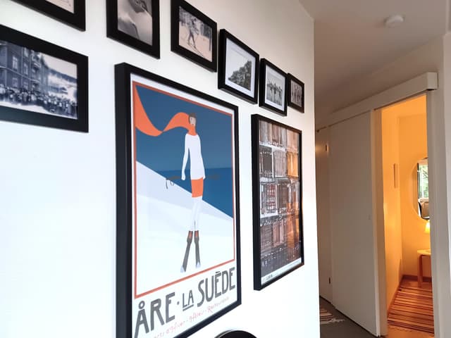 Apartment in Åre near Bergbanan and Åre Square, steps to ski lift, private sauna and balcony