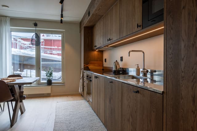 Family-friendly two-room apartment in Åre center with sauna, dual bathrooms and ski storage