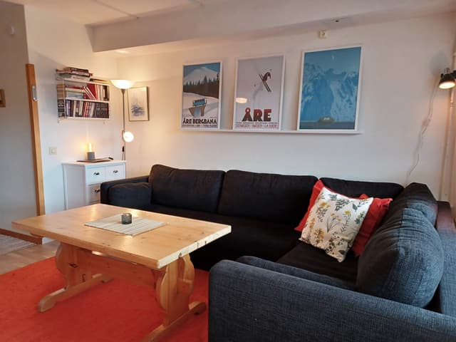 Apartment in central Åre close to ski slopes and village, with ski storage and drying cabinet