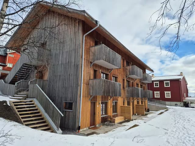 Modern apartment in Åre village with private sauna, heated floors, free parking and ski storage