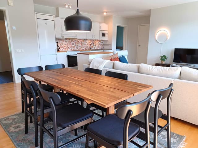 Apartment in Olympia, Åre near VM8 lift, with lake view and private sauna