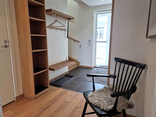 Åre duplex apartment with fireplace, private sauna, ski storage and in-house garage parking