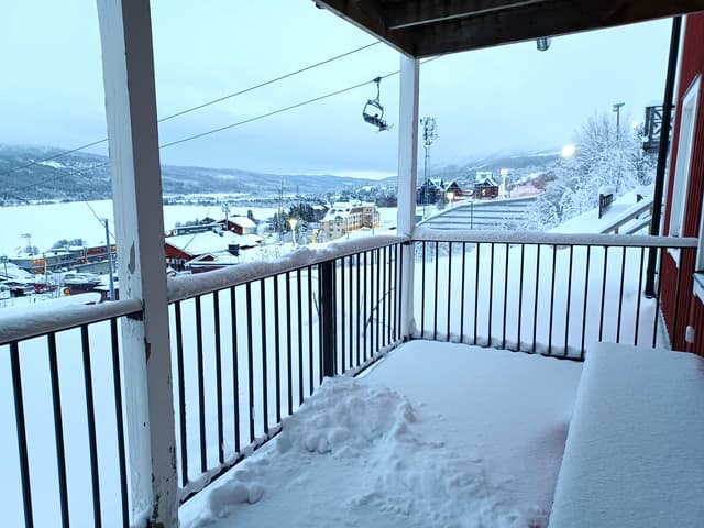 Ski-in apartment in Olympia, Åre by the slope, near VM8 lift, with private sauna