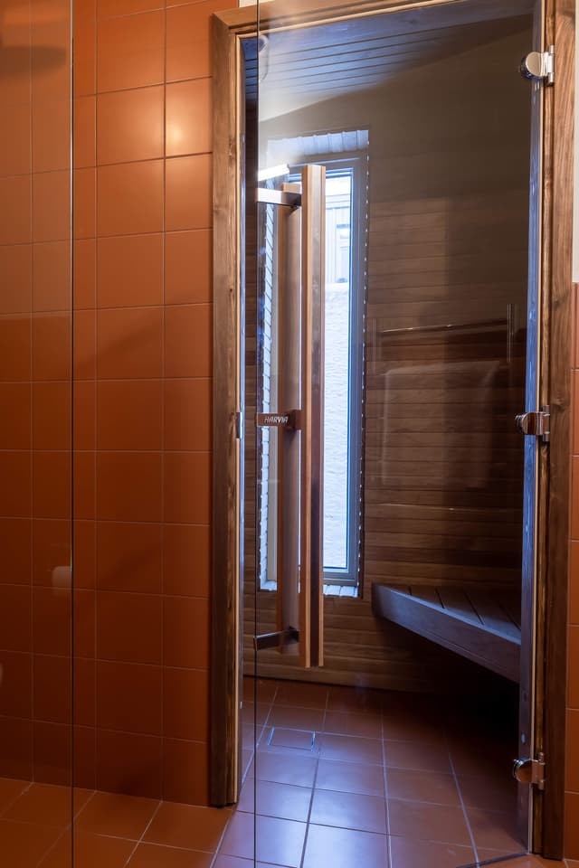 Åre apartment balcony, private sauna, ski storage, cozy lounge, central Åre accommodation