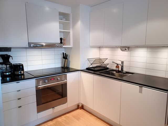 Ski-in/ski-out duplex apartment in Åre with private sauna, balcony and shared ski storage
