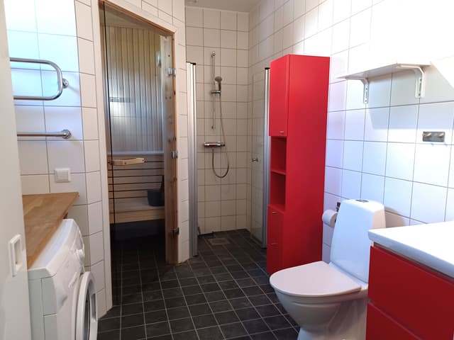 Apartment in Olympia, Åre near VM8 lift, with lake view and private sauna