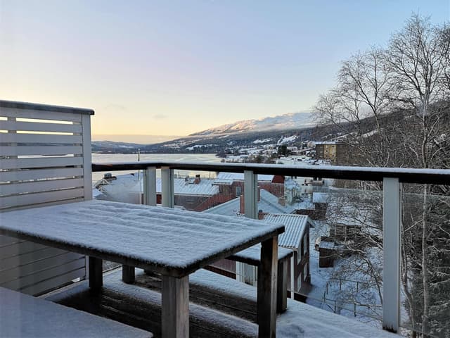 Åre duplex apartment with fireplace, private sauna, ski storage and in-house garage parking