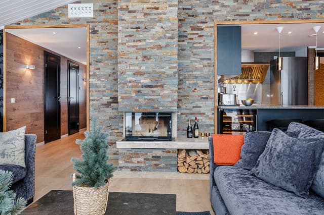 Spacious apartment in Åre with large windows, sauna, fireplace and balconies near ski system and town centre