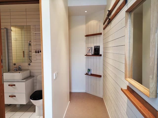 Two-level apartment in Granen, central Åre near Bergbanan, close to lifts and slopes, with private sauna.