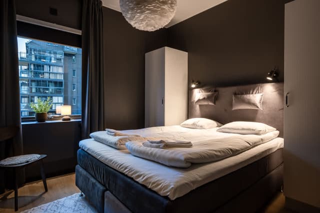 Modern lägenhet med bastu och bergsutsikt i Åre