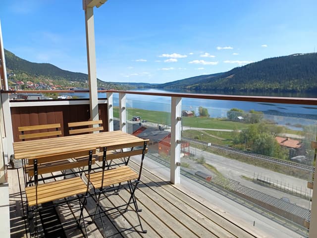 Apartment in Olympia, Åre near VM8 lift, with lake view and private sauna