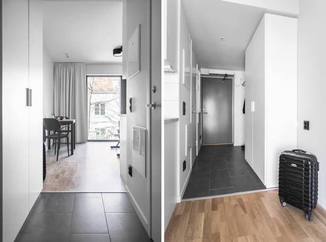 Studiointeriör på Lidingö med Wi-Fi och fri parkering