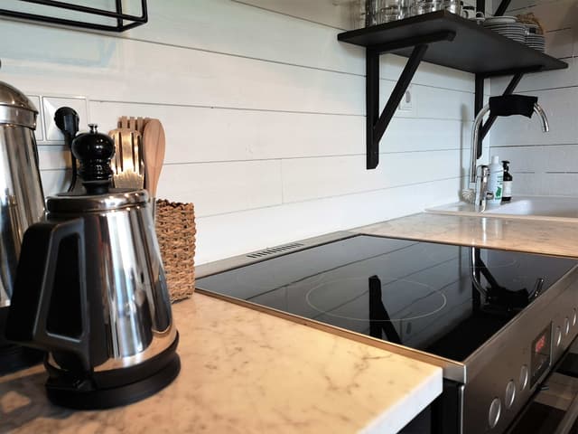 Two-level apartment in Granen, central Åre near Bergbanan, close to lifts and slopes, with private sauna.
